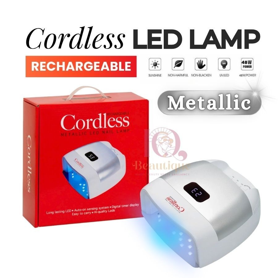Professional Cordless LED/UV Nail Lamp Gel Polish Curing Lamp 36W