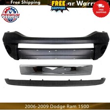 Front Bumper Cover Primed Plastic Bumper Trim Kit For 2006-2009 Dodge Ram 1500 Front Bumper Cover Primed Plastic Bumper Trim Kit For 2006-2009 Dodge Ram 1500