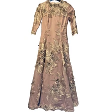 Wedding Gown Dress Formal Evening Wear Bridesmaid Mother of The Groom Size 2-4