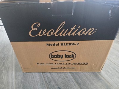 Baby Lock Evolution BLE8W-2 8 Thread Serger Overlock NEW Never Used Manuals