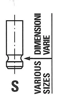 R6967/RNT ENGINE EXHAUST EX VALVE FRECCIA 8PCS FOR LADA VESTA,VESTA SW,XRAY 83KW - Picture 2 of 5