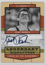 2003-04 Upper Deck UD Legends Legendary Signatures Kurt Rambis #LS-KR Auto 0w67