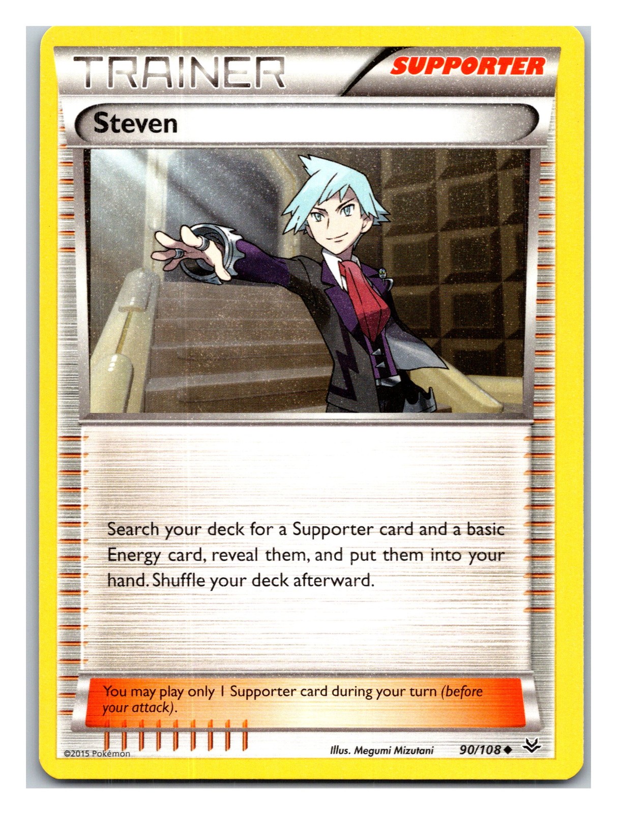XY - Roaring Skies #90/108 Steven