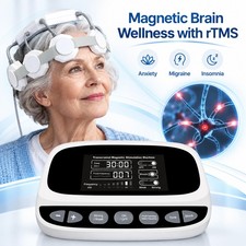 Transcranial Magnetic Device rTMS for Depression Anxiety Stroke Recovery Home
