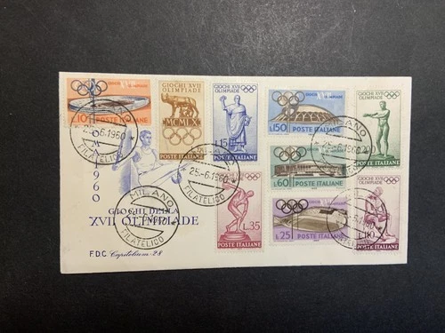 Italy 1960 FDC 1st day Cover Rome Summer Olympics