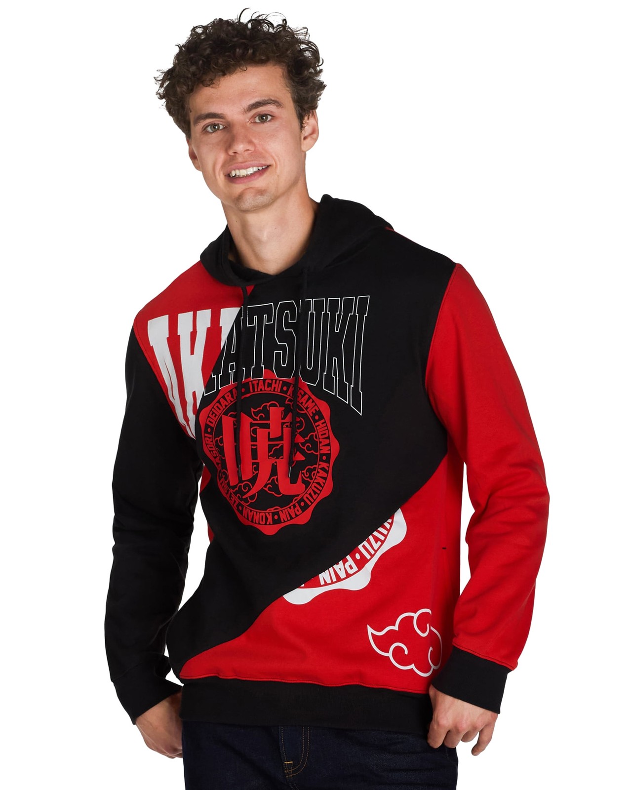 Sudadera con Capucha Naruto Para Hombre Akatsuki Colegial Pullover Sudadera con Capucha