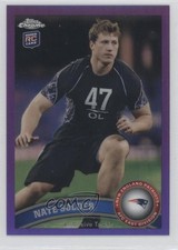 2011 Topps Chrome Retail Purple Refractor 99/499 Nate Solder #215 2u6