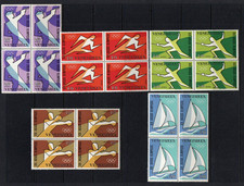 VENEZUELA - 1968 - MEXICO OLYMPIC GAMES - SET IN BLOCKS - MINT NOT HINGED