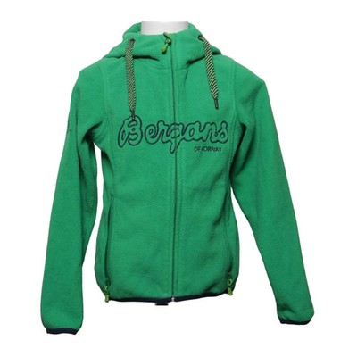 Bergans of Norway, Kapuzenpullover, Größe: 128, model: bryggen youth, Grün #zCu