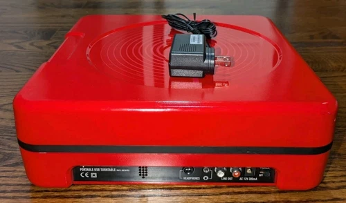 Ion Portable USB Turntable Vinyl Archiver iPTUSB Tested Working w/ Power Adapter - Picture 6 of 7