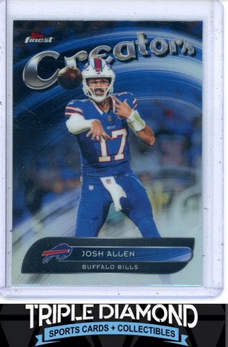 2025 Topps Finest Josh Allen Creators Refractor Bills AF327