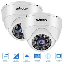 2X KKMOON 1080P 2MP AHD Security Camera CCTV Home Outdoor IR Night Vision K9M6