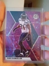 /50 2020 Panini Mosaic Kam Chancellor SP Purple No Huddle Disco Prizm Seahawks