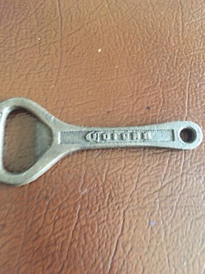 Cast Iron Corona Beer Bottle Opener CERVEZA Metal Patina Collector Man Cave GIFT