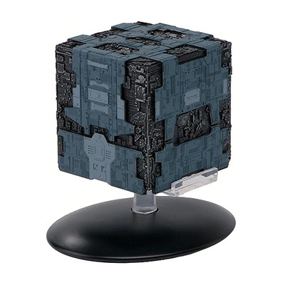 Borg Kubus Metall Modell mit deutschem Magazin Eaglemoss #58 Star Trek neu