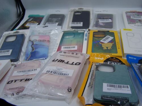 Bulk Wholesale Lot of 28 Mixed Cell Phone Cases Accessories Samsung, iPhone, ETC - Picture 1 of 3