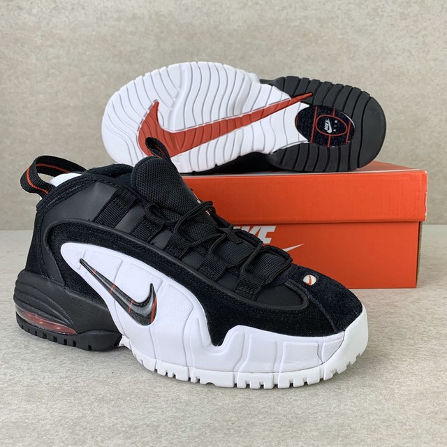Nike Air Max Penny LE (GS) Black/White/Red 315519-007 Size 6Y = Women's Size 7.5 for sale online