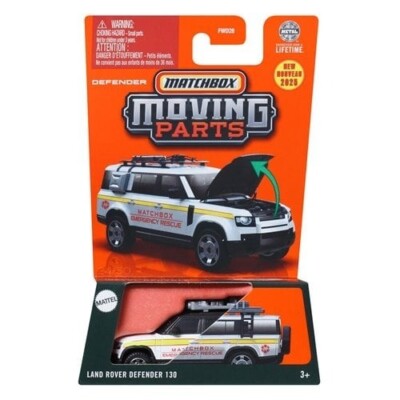 Matchbox Land Rover Defender 130 Medic #24 Moving Parts 2025 (In
