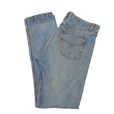 LEVIS 501 Jeans Original Fit Blue Denim Mens Vintage 90s Made In  