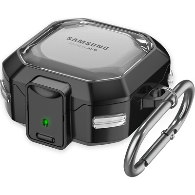 For Galaxy Buds FE / Buds2 Pro /Buds2 /Buds Pro /Buds Live Case + Lock Keychain 