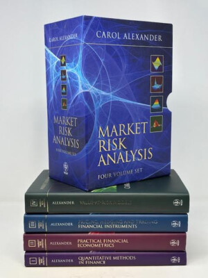 MARKET RISK ANALYSIS, BOXSET BY CAROL ALEXANDER (2009, HARDCOVER)-VERY GOOD