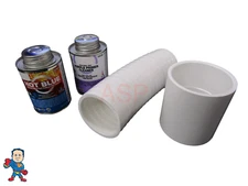 2" 1-2 Manifold Spin Coupler Glue Kit Old Plumbing to New Hot Tub Spa Part