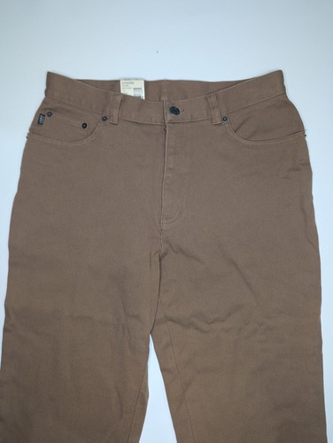 Lauren Ralph Lauren Petite Size 12 Beige Brown Stretch Jeans - Classic Fit - New - Picture 2 of 9