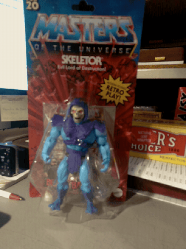 2020 MATTEL HE-MAN MASTERS OF THE UNIVERSE SKELETOR EVIL LORD IN PACKAGE + COMIC - Picture 6 of 6
