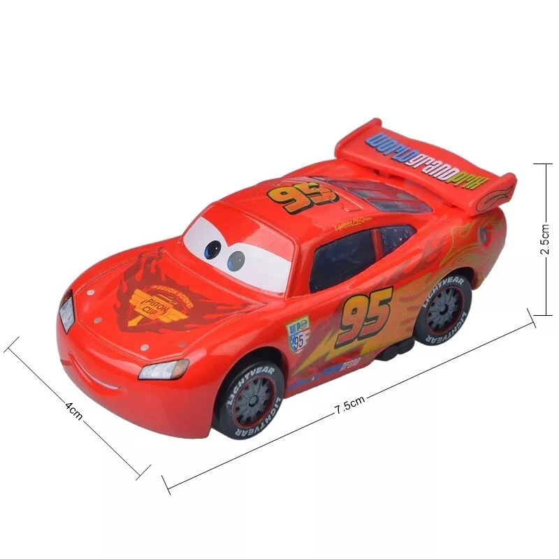 Disney Pixar Cars 2 NO.95 Lightning McQueen Diecast Metal Alloy