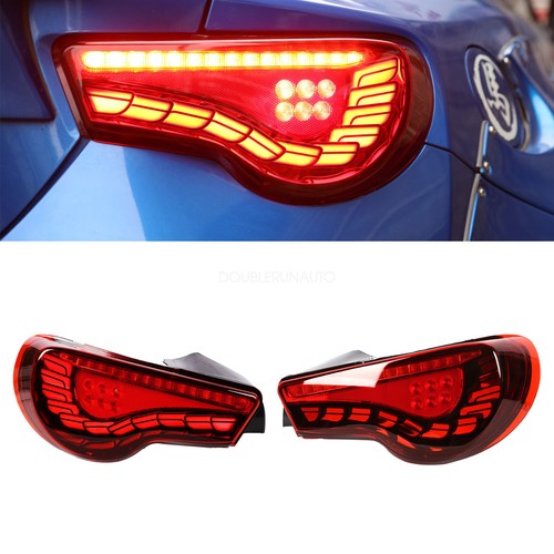 LED Tail Lights Valenti Sequential Signal Red USDM For Toyota 86 BRZ ...