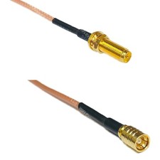 RG316 RP-SMA Female Long to SMB FEMALE RF Cable Rapid-SHIP LOT