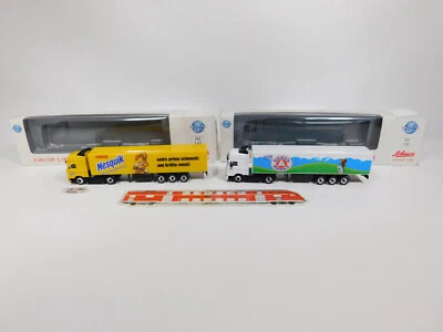 2x Schuco Junior Line H0 1:87 Semi-Remorque Man: 22403+23000, Mint + Box # - Photo 1/3