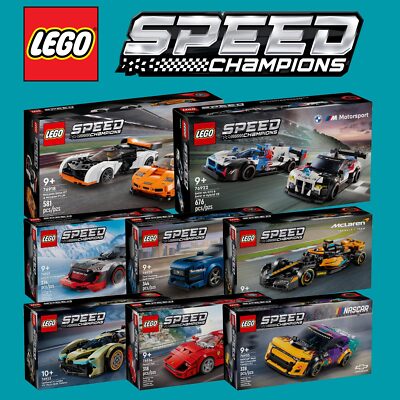 Lego Speed Champions Cars Sets BRAND NEW Sealed UK