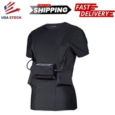 LVAD HeartWare Women’s T-Shirt – Black Comfortable LVAD Wear For Heartmat, S-4XL