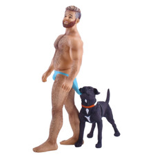 December Diamonds 55-55342 Poke the Bear, CopperTan Bear Ornament, 7 Inches