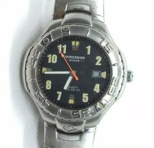 Orologio Immersione Uomo Quarzo Ocean Modello Esclusivo Uomo WR100 MT Acciaio Inox