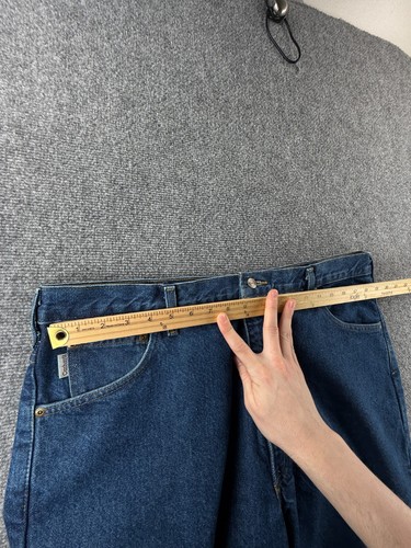 Carhartt Flannel Lined Jeans Men Denim Pants Relaxed Fit B172 DST ACTL 38X27 - Bild 10 von 15