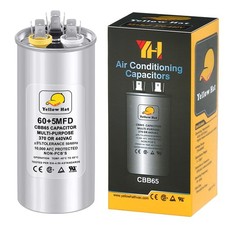 Capacitor for Air Conditioner 60 5 Uf Mfd 370 or 440 Volt Vac, Multi-purpose Rou