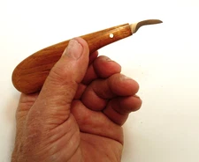 Davis Bros. Collectible Hand Made GLK #19XS Woodcarving & Whittling Hooked Knife