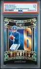 2025 PANINI SELECT NUMBERS GREEN & BLACK SNAKESKIN JAXSON DART ROOKIE 1/2 PSA 7