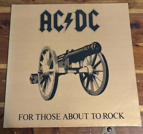 AC/DC For Those About to Rock Vinyl 1981