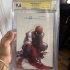 SPIDER-MAN ANNUAL #1 - Scorpion Comics Virgin - CGC 9.6 signed Clayton Crain