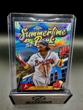 2024 Topps Chrome - Summertime in the Park Ronald Acuña Jr. #SITP-5
