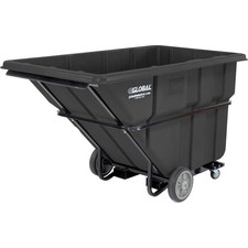Global Industrial 1.5 Cu. Yd. Forkliftable Extra HD Plastic Tilt Truck 2000 Lbs.