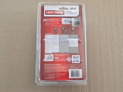 Sears Craftsman Digital Multimeter & AC Line Voltage Detector Kit