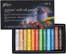 Gallery Soft Oil Pastels Set of 12 - Assorted Colors