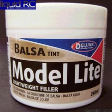 Deluxe Materials DLMBD6 Model Lite Balsa Filler Balsa Brown: 240cc