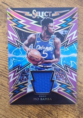 2018-19 Panini Select - Sparks Mo Bamba #SP-MBB Purple Prizm /99 (MEM, RC)