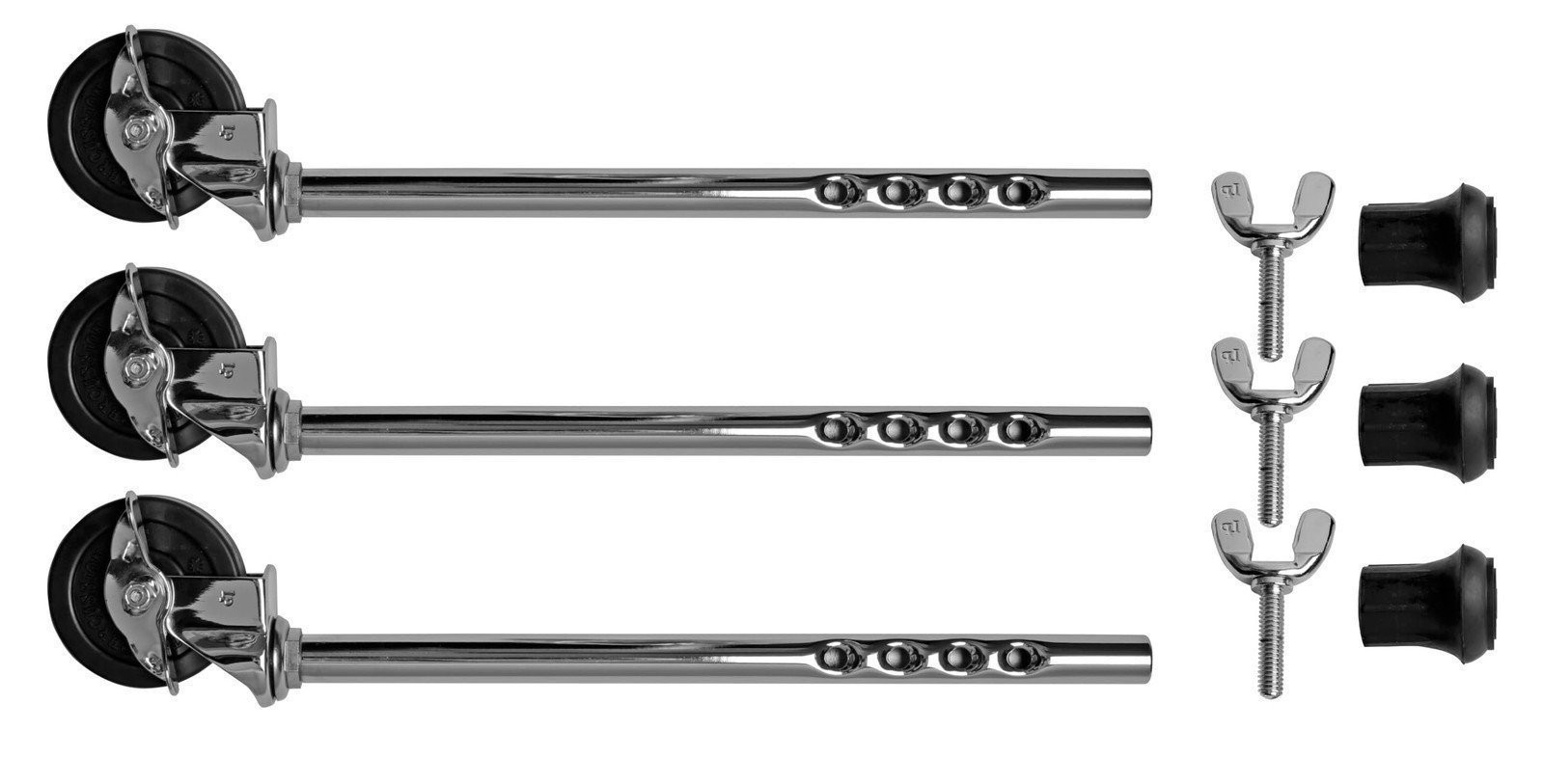 Подставка для ударных инструментов Latin Percussion LP635L с ножкой и колесом