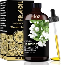 Jasmine Essential Oil, Jasmine Oil 4 Fl Oz 120ML for Diffuser Humidifier Yoga Cl